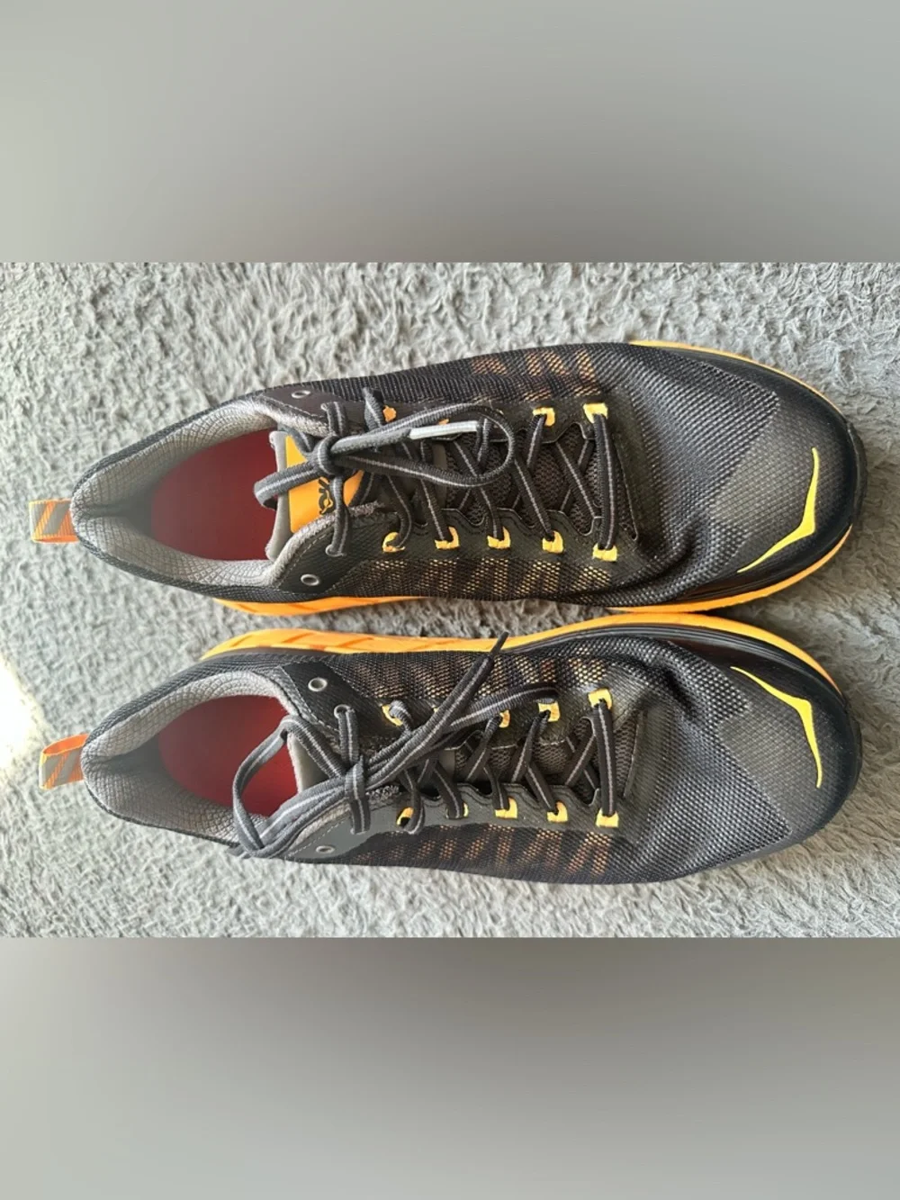 Hoka One One Challenger ATR 4 Men’s Size 10 Orange and Black - Picture 3 of 6